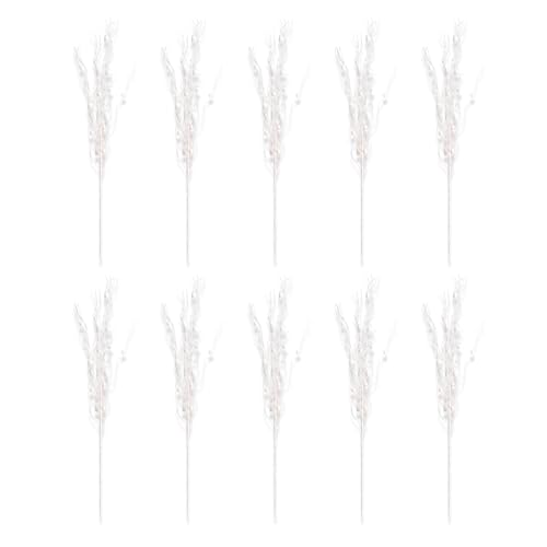 Meiliyizu Künstliche Blumenstiele, 10 Stück, bruchsicher, Zweig, Kunstblumen-Akzent, für Schaufenster, Plektren Meiliyizu Künstliche Blumenstiele, 10 Stück, bruchsicher, Zweig, Kunstblumen-Akzent, für Schaufenster, Plektren von Meiliyizu