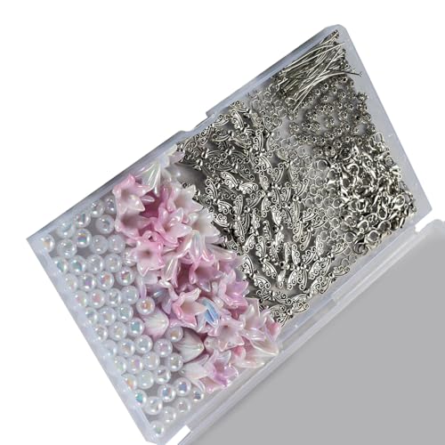 Meiliyizu Packung mit 50 bunten Perlen, Engels-Schlüsselanhänger, Charm-Anhänger, Dekoration für stilvolle und schöne Accessoires für den täglichen Gebrauch Meiliyizu Packung mit 50 bunten Perlen, Engels-Schlüsselanhänger, Charm-Anhänger, Dekoration für stilvolle und schöne Accessoires für den täglichen Gebrauch von Meiliyizu