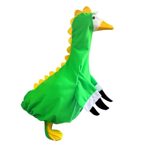 Meiliyizu Schöne Gänse-Kleidung, Dinosaurier-Kostüm für Zement, Gänse, Statue, Hof, Dekoration, Outfit für Garten und Terrasse Meiliyizu Schöne Gänse-Kleidung, Dinosaurier-Kostüm für Zement, Gänse, Statue, Hof, Dekoration, Outfit für Garten und Terrasse von Meiliyizu