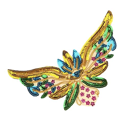 Schimmernde Strass-Schmetterling-Applikation zum Aufnähen für kreative Handarbeitsprojekte und Kostümkleiddekoration von Meiliyizu