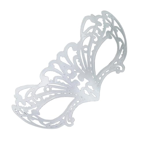 Weiße Maskerade Halloween Schmetterling halbes Gesicht Karneval Karneval für Party von Meiliyizu