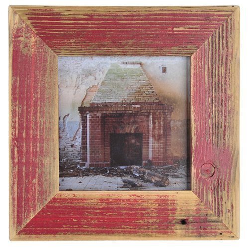 Mein Landhaus Bilderrahmen aus echtem Alt-Holz Stil Vintage, rustikal - handgefertigte Unikate in rot 10X10 Mein Landhaus Bilderrahmen aus echtem Alt-Holz Stil Vintage, rustikal - handgefertigte Unikate in rot 10X10 von Mein Landhaus