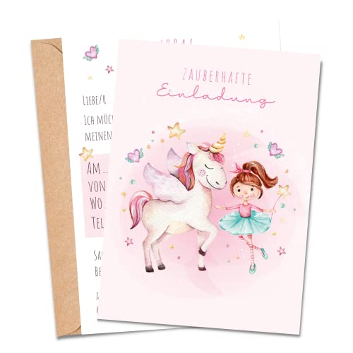 MeinBaby123® | Kindergeburtstag Einladungskarten (Prinzessin V3) von MeinBaby123