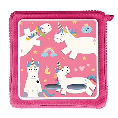 MeinBaby123® Schutzfolie kompatibel mit Toniebox | Schutzcover selbstklebend | Premium Qualität | Aufkleber passgenau I Folie Sticker I Toniebox Zubehör (Einhorn V1) von MeinBaby123