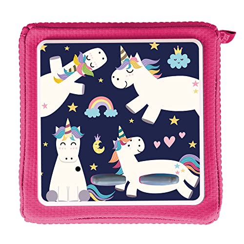 MeinBaby123® Schutzfolie kompatibel mit Toniebox | Schutzcover selbstklebend | Premium Qualität | Aufkleber passgenau I Folie Sticker I Toniebox Zubehör (Einhorn V2) von MeinBaby123