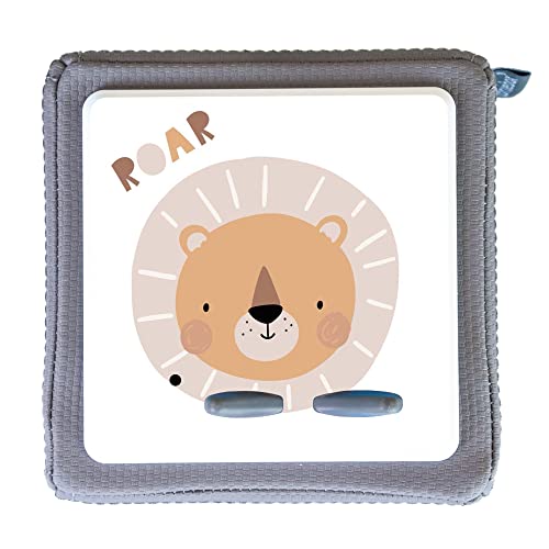 MeinBaby123® Schutzfolie kompatibel mit Toniebox | Schutzcover selbstklebend | Premium Qualität | Aufkleber passgenau I Folie Sticker I Toniebox Zubehör (Löwe Roar) von MeinBaby123