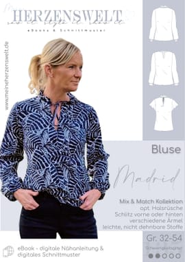 Bluse Damen - Meine Madrid von Meine Herzenswelt