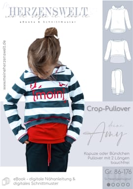 Cropshirt Kinder - Deine Amy von Meine Herzenswelt