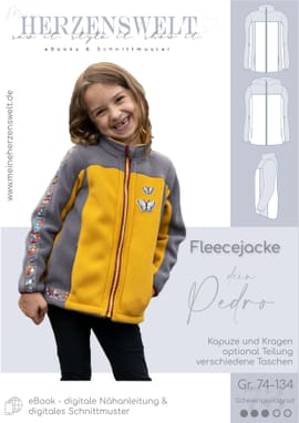 Fleecejacke Kinder - Dein Pedro von Meine Herzenswelt