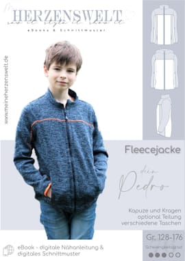 Fleecejacke Teens - Dein Pedro Fleecejacke Teens - Dein Pedro von Meine Herzenswelt