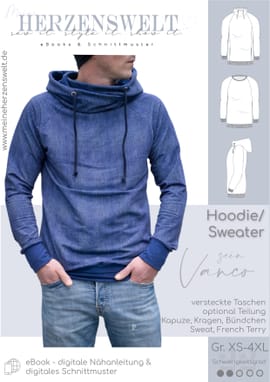 Hoodie Herren - Sein Vanco von Meine Herzenswelt