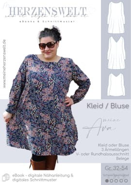 Kleid/Bluse Damen - Meine Ava Kleid/Bluse Damen - Meine Ava von Meine Herzenswelt