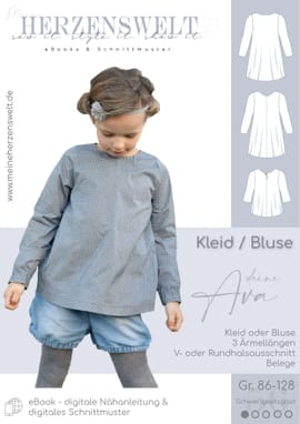 Kleid/Bluse Kinder - Deine Ava von Meine Herzenswelt