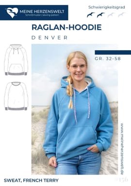 Raglan-Hoodie Denver Raglan-Hoodie Denver von Meine Herzenswelt