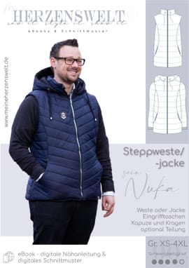 Steppweste/Jacke Herren - Sein Nuka von Meine Herzenswelt