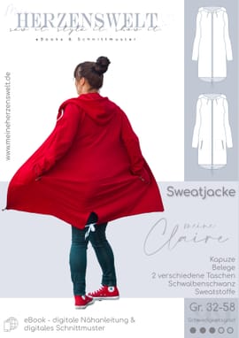 Sweatjacke Damen - Meine Claire von Meine Herzenswelt