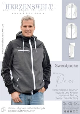 Sweatjacke Herren - Sein Paco von Meine Herzenswelt