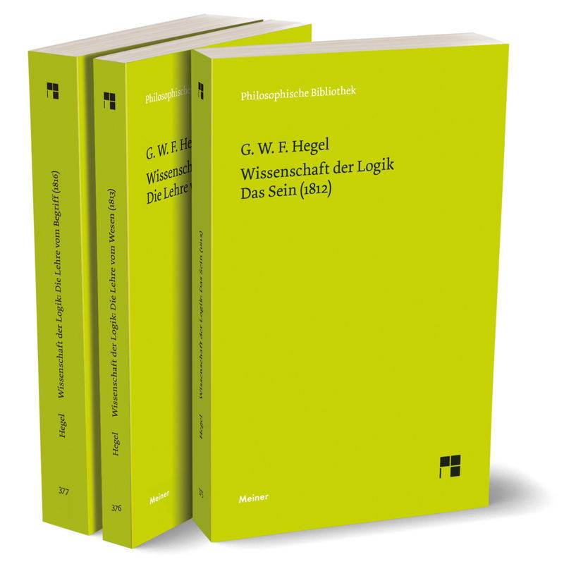 Hegel: Wissenschaft Der Logik. Band 1+2, M. 3 Buch - Georg Wilhelm Friedrich Hegel, Kartoniert (TB) von Meiner