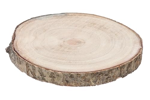Baumscheibe Brett Holz Holzbrett Dekobrett Deko Holzscheibe Ø 15-17,5 cm von Meinposten