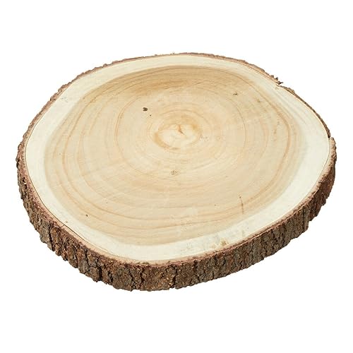 Holzscheibe Baumscheibe Dekobrett Holz Brett Tischdeko Holzbrett Ø 23 cm Holzscheibe Baumscheibe Dekobrett Holz Brett Tischdeko Holzbrett Ø 23 cm von Meinposten