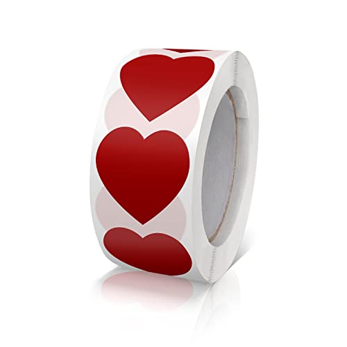 Aufkleber Herz Dunkel Rot Selbstklebende Herzform Etiketten Rolle 25mm klein Farbkodierung Heart Sticker liebe für Hochzeiten Scrapbooking Geschenke dekoration 500 Stück Aufkleber Herz Dunkel Rot Selbstklebende Herzform Etiketten Rolle 25mm klein Farbkodierung Heart Sticker liebe für Hochzeiten Scrapbooking Geschenke dekoration 500 Stück von Meitaat
