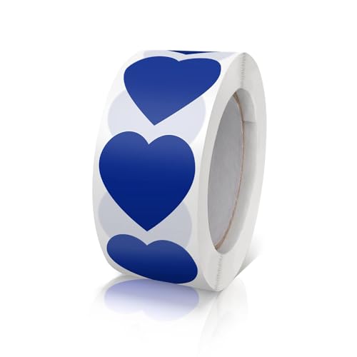 Aufkleber Herz Marineblau Selbstklebende Herzform Etiketten Rolle 25mm klein Farbkodierung Heart Sticker liebe für Hochzeiten Scrapbooking Geschenke dekoration 500 Stück Aufkleber Herz Marineblau Selbstklebende Herzform Etiketten Rolle 25mm klein Farbkodierung Heart Sticker liebe für Hochzeiten Scrapbooking Geschenke dekoration 500 Stück von Meitaat