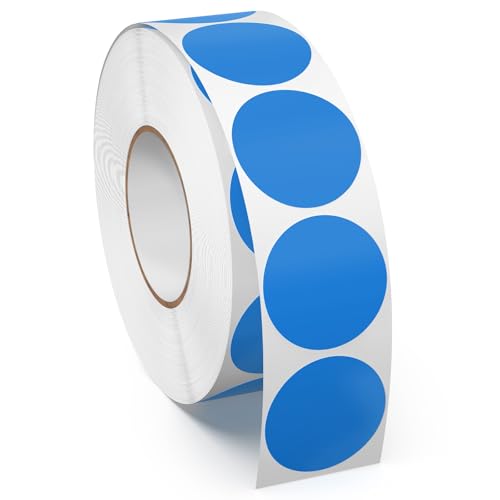 1000 stück Blau Runde Aufkleber 25 mm Klebepunkte Vinyl Punktaufkleber Etiketten Wasserfeste Rolle Markierungspunkte 1000 stück Blau Runde Aufkleber 25 mm Klebepunkte Vinyl Punktaufkleber Etiketten Wasserfeste Rolle Markierungspunkte von Meitaat