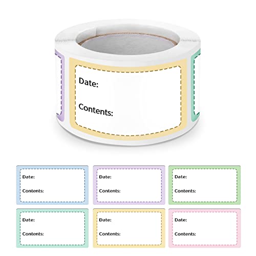 Gefrieretiketten 5x3 cm Tiefkühletiketten Bunte Grenz Name Tag Stickers Selbstklebende Farben Kategorie-Etiketten Marmelade 300 stk Gefrieretiketten 5x3 cm Tiefkühletiketten Bunte Grenz Name Tag Stickers Selbstklebende Farben Kategorie-Etiketten Marmelade 300 stk von Meitaat