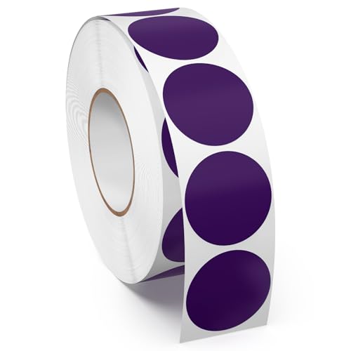 1000 stück Lila Runde Aufkleber 25 mm Klebepunkte Vinyl Punktaufkleber Etiketten Wasserfeste Rolle Markierungspunkte 1000 stück Lila Runde Aufkleber 25 mm Klebepunkte Vinyl Punktaufkleber Etiketten Wasserfeste Rolle Markierungspunkte von Meitaat