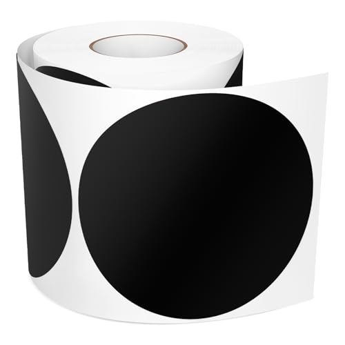 Meitaat 300 Stück Schwarz Runde Aufkleber Groß 100 mm Selbstklebend Klebepunkte Etiketten Farbkodierung Punkt Sticker Wasserfeste Etiketten für, Umzüge, Schulen, Lagerhäuser Meitaat 300 Stück Schwarz Runde Aufkleber Groß 100 mm Selbstklebend Klebepunkte Etiketten Farbkodierung Punkt Sticker Wasserfeste Etiketten für, Umzüge, Schulen, Lagerhäuser von Meitaat