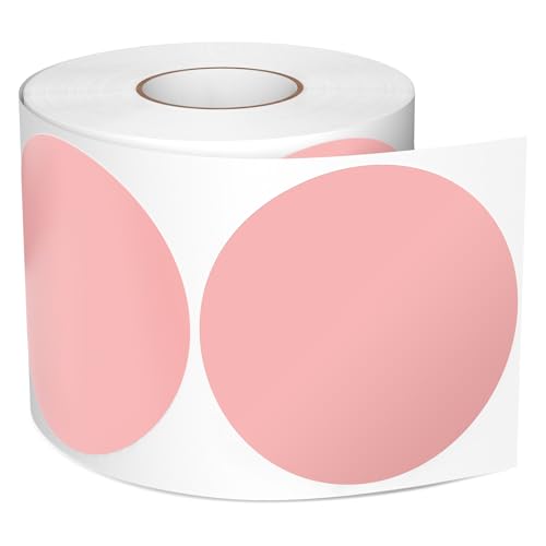 Meitaat 500 Stk Runde Aufkleber Stickers 76 mm Farbkodierung Kreis Etiketten Wasserfeste Rolle Markierungspunkte Rosa Meitaat 500 Stk Runde Aufkleber Stickers 76 mm Farbkodierung Kreis Etiketten Wasserfeste Rolle Markierungspunkte Rosa von Meitaat