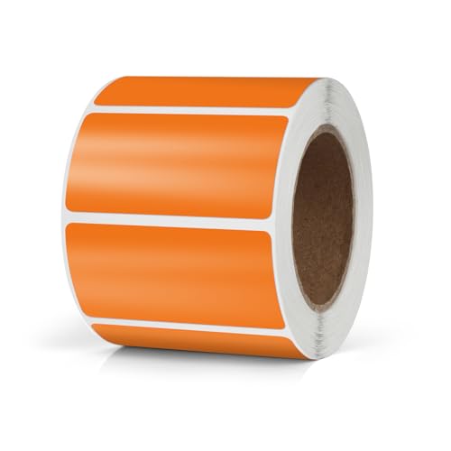 Rechteckig Etiketten 25 * 50MM Orange von Meitaat