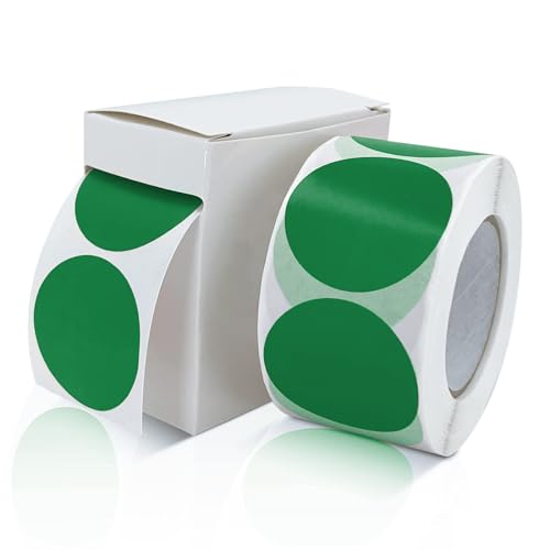 Runde Aufkleber 38mm Grün Selbstklebend Rolle kleine Klebepunkte Etiketten Farbkodierung kreise Sticker Ablösbare Wetterfest Mit Spenderbox 500 Stück Runde Aufkleber 38mm Grün Selbstklebend Rolle kleine Klebepunkte Etiketten Farbkodierung kreise Sticker Ablösbare Wetterfest Mit Spenderbox 500 Stück von Meitaat
