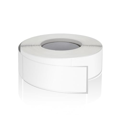 Weiß Rechteckig Aufkleber 7.6 x 2.5cm Farbkodierung Selbstklebend Etiketten Umzug Rollen Ablösbar 500 Stück von Meitaat