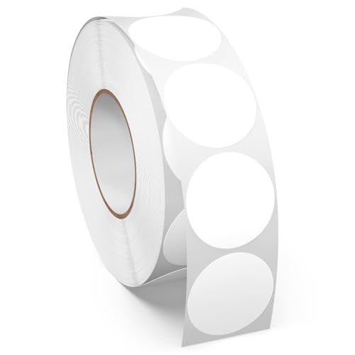 1000 stück Weiß Runde Aufkleber 25 mm Klebepunkte Vinyl Punktaufkleber Etiketten Wasserfeste Rolle Markierungspunkte 1000 stück Weiß Runde Aufkleber 25 mm Klebepunkte Vinyl Punktaufkleber Etiketten Wasserfeste Rolle Markierungspunkte von Meitaat