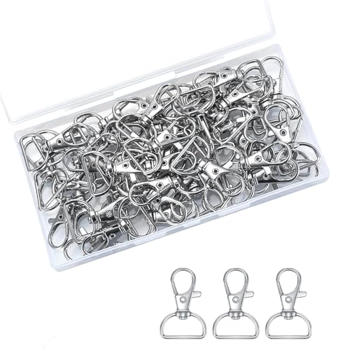 25 Stück Karabiner Schlüsselanhänger Karabinerhaken Schlüsselanhänger mit Karabinerverschluss, Karabinerhaken mit Drehgelenk D-Ring Schlüsselringe für Taschen DIY Handwerk Makramee Zubehör. 25 Stück Karabiner Schlüsselanhänger Karabinerhaken Schlüsselanhänger mit Karabinerverschluss, Karabinerhaken mit Drehgelenk D-Ring Schlüsselringe für Taschen DIY Handwerk Makramee Zubehör. von Meiturzhen