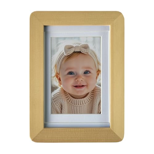 Mekenluo Holz-Bilderrahmen mit runden Ecken, 10,2 x 15,2 cm, natürliches Massivholz mit glatten geschwungenen Kanten für Wand oder Tisch, bruchsicherer Plexiglas-Bilderrahmen für Heim- und Mekenluo Holz-Bilderrahmen mit runden Ecken, 10,2 x 15,2 cm, natürliches Massivholz mit glatten geschwungenen Kanten für Wand oder Tisch, bruchsicherer Plexiglas-Bilderrahmen für Heim- und von Mekenluo