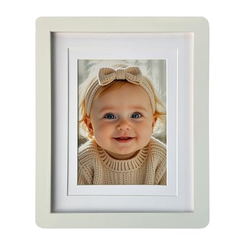 Mekenluo Holz-Bilderrahmen mit runden Ecken, 20,3 x 25,4 cm, mit Matte, natürliches Massivholz mit glatten geschwungenen Kanten für Wand oder Tisch, bruchsicherer Plexiglas-Bilderrahmen für Heim- und Mekenluo Holz-Bilderrahmen mit runden Ecken, 20,3 x 25,4 cm, mit Matte, natürliches Massivholz mit glatten geschwungenen Kanten für Wand oder Tisch, bruchsicherer Plexiglas-Bilderrahmen für Heim- und von Mekenluo