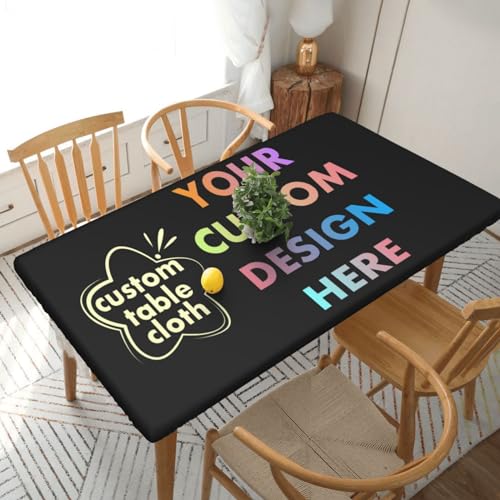 Benutzerdefinierte Tischdecke, personalisierte Tischdecke mit elastischen Rändern, fügen Sie Ihr Logo/Foto/Text hinzu, wasserdichte Tischdecke, passgenaue Tischdecke für Innen- und Außenküchenpartys Benutzerdefinierte Tischdecke, personalisierte Tischdecke mit elastischen Rändern, fügen Sie Ihr Logo/Foto/Text hinzu, wasserdichte Tischdecke, passgenaue Tischdecke für Innen- und Außenküchenpartys von Melbrakin