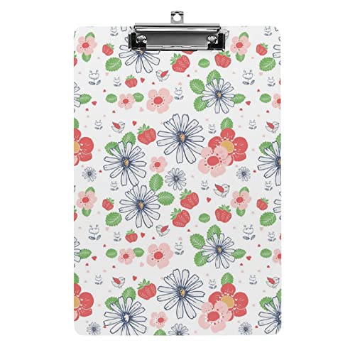 Blumen-Klemmbrett im A4-Format, lustig, ästhetisch, zum Arbeiten, Lernen, Buchstaben, Standard-Klemmbrett, 31,8 x 21,6 cm, Hartfaserplatte für Schule, Klassenzimmer, Kinder, Schreiben, Zeichnen Blumen-Klemmbrett im A4-Format, lustig, ästhetisch, zum Arbeiten, Lernen, Buchstaben, Standard-Klemmbrett, 31,8 x 21,6 cm, Hartfaserplatte für Schule, Klassenzimmer, Kinder, Schreiben, Zeichnen von Melbrakin