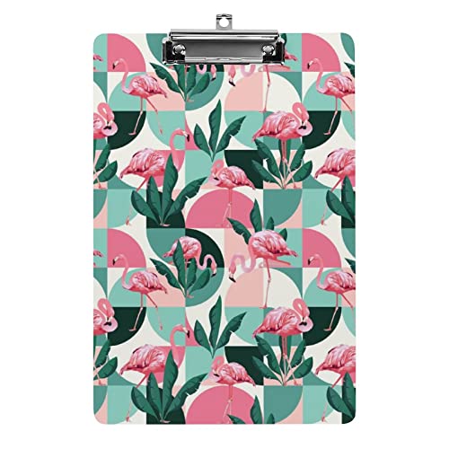 Exotische Blumen und Flamingos, Klemmbrett im A4-Format, lustig, ästhetisch, zum Arbeiten, Lernen, Buchstaben, Standard-Klemmbrett, 31,8 x 21,6 cm, Hartfaserplatte für Kinder im Schulklassenzimmer z Exotische Blumen und Flamingos, Klemmbrett im A4-Format, lustig, ästhetisch, zum Arbeiten, Lernen, Buchstaben, Standard-Klemmbrett, 31,8 x 21,6 cm, Hartfaserplatte für Kinder im Schulklassenzimmer z von Melbrakin