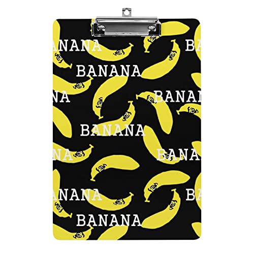 Gelbes Bananen-Klemmbrett im A4-Format, lustig, ästhetisch, zum Arbeiten, Lernen, Buchstaben, Standard-Klemmbrett, 31,8 x 21,6 cm, Hartfaserplatte für Schule, Klassenzimmer, Kinder, Schreiben, Zeich Gelbes Bananen-Klemmbrett im A4-Format, lustig, ästhetisch, zum Arbeiten, Lernen, Buchstaben, Standard-Klemmbrett, 31,8 x 21,6 cm, Hartfaserplatte für Schule, Klassenzimmer, Kinder, Schreiben, Zeich von Melbrakin