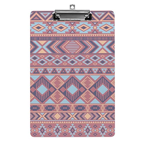 Indonesische Stammes-Traditionelle Dreiecksformen im A4-Format, lustiges, ästhetisches Arbeits- und Lernbuchstabe, Standard-Klemmbrett, 31,8 x 21,6 cm, Hartfaserplatte für Schule, Klassenzimmer, Kin Indonesische Stammes-Traditionelle Dreiecksformen im A4-Format, lustiges, ästhetisches Arbeits- und Lernbuchstabe, Standard-Klemmbrett, 31,8 x 21,6 cm, Hartfaserplatte für Schule, Klassenzimmer, Kin von Melbrakin
