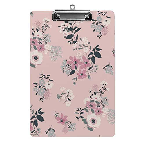 Klemmbrett im A4-Format mit Blumen und Blumenmuster, lustig, ästhetisch, zum Arbeiten, Lernen, Buchstaben, Standard-Klemmbrett, 31,8 x 21,6 cm, Hartfaserplatte für Schule, Klassenzimmer, Kinder, Sch Klemmbrett im A4-Format mit Blumen und Blumenmuster, lustig, ästhetisch, zum Arbeiten, Lernen, Buchstaben, Standard-Klemmbrett, 31,8 x 21,6 cm, Hartfaserplatte für Schule, Klassenzimmer, Kinder, Sch von Melbrakin