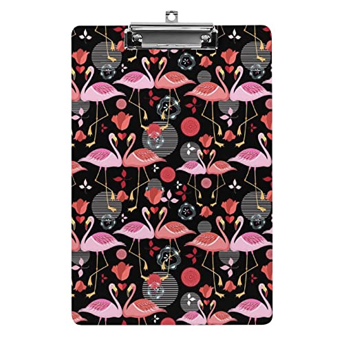 Lovers Flamingo Heart Rose Klemmbrett im A4-Format, lustig, ästhetisch, zum Arbeiten, Lernen, Buchstaben, Standard-Klemmbrett, 31,8 x 21,6 cm, Hartfaserplatte für Schule, Klassenzimmer, Kinder, Schr Lovers Flamingo Heart Rose Klemmbrett im A4-Format, lustig, ästhetisch, zum Arbeiten, Lernen, Buchstaben, Standard-Klemmbrett, 31,8 x 21,6 cm, Hartfaserplatte für Schule, Klassenzimmer, Kinder, Schr von Melbrakin