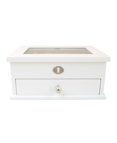 Mele and Co Lili Schmuckschatulle aus Holz mit Glasplatte von Mele & Co.