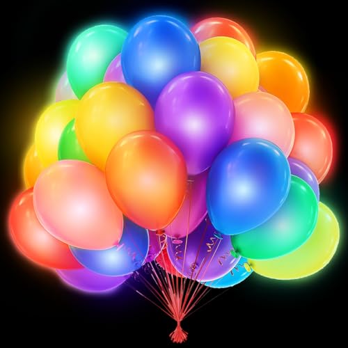 40 Stück Leuchtende Luftballons,LED leuchtende Ballons bunt,Led ballon lichter,Leuchtet Ballons im Dunkeln,für Partys, Festivals, Kindergeburtstage 40 Stück Leuchtende Luftballons,LED leuchtende Ballons bunt,Led ballon lichter,Leuchtet Ballons im Dunkeln,für Partys, Festivals, Kindergeburtstage von Meleager