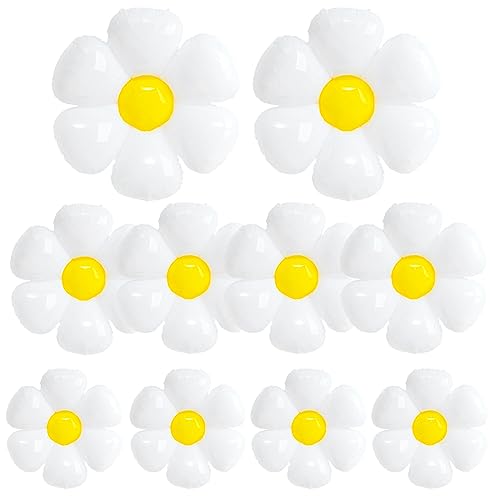 10 Stück Gänseblümchen Ballons, Blume Geformte Folienballons, Weiße Gänseblümchen Luftballons für Baby Shower, Babyparty, Hochzeit, Jungen und Mädchen Geburtstag Party Dekoration(3 Größen) 10 Stück Gänseblümchen Ballons, Blume Geformte Folienballons, Weiße Gänseblümchen Luftballons für Baby Shower, Babyparty, Hochzeit, Jungen und Mädchen Geburtstag Party Dekoration(3 Größen) von Meleager