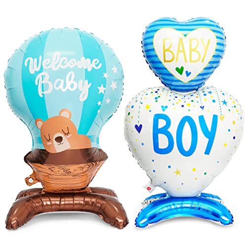 XXL Baby Boy Folienballons, Welcome Baby Boy Balloon, Baby Dusche Taufe Ballon Blau Gender Reveal, Junge Geburt Luftballon, Baby Shower Deko Boy, Baby Party Dekoration, Baby Willkommen Party Geschenke XXL Baby Boy Folienballons, Welcome Baby Boy Balloon, Baby Dusche Taufe Ballon Blau Gender Reveal, Junge Geburt Luftballon, Baby Shower Deko Boy, Baby Party Dekoration, Baby Willkommen Party Geschenke von Meleager