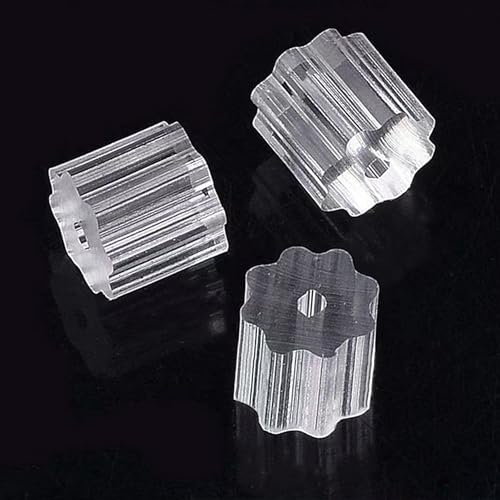 Silikon-Ohrring-Verschlüsse, 200 Stück, transparent, hypoallergen, Ersatz-Stopper für Ohrstecker, Pfosten, Reifen, Fischhaken-Ohrringe Silikon-Ohrring-Verschlüsse, 200 Stück, transparent, hypoallergen, Ersatz-Stopper für Ohrstecker, Pfosten, Reifen, Fischhaken-Ohrringe von Melimarry